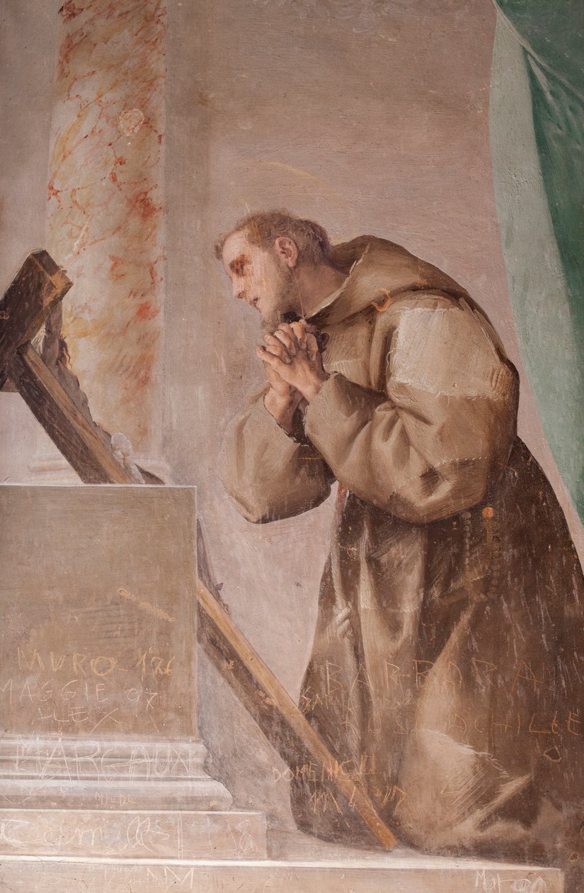 Gebet des Heiligen Franziskus um Erlösung von Pier Francesco Morazzone