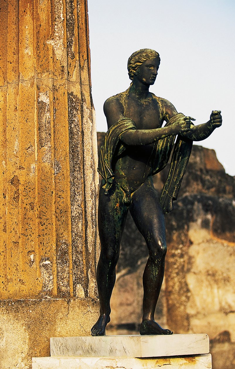 Statue des Gottes Apollo, Pompeji (UNESCO-Welterbeliste) von Blaise Nicolas Le Sueur