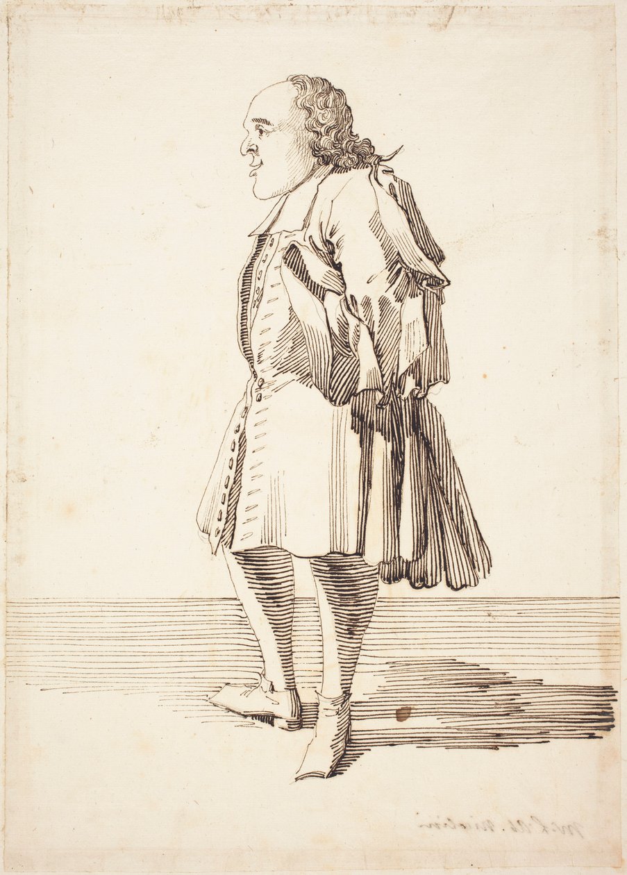 Abt Antonio Niccolini, um 1725 von Pier Leone Ghezzi