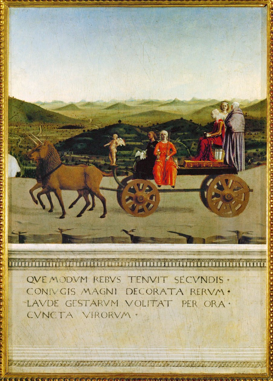 Allegorischer Triumph der Battista Sforza von Piero della Francesca