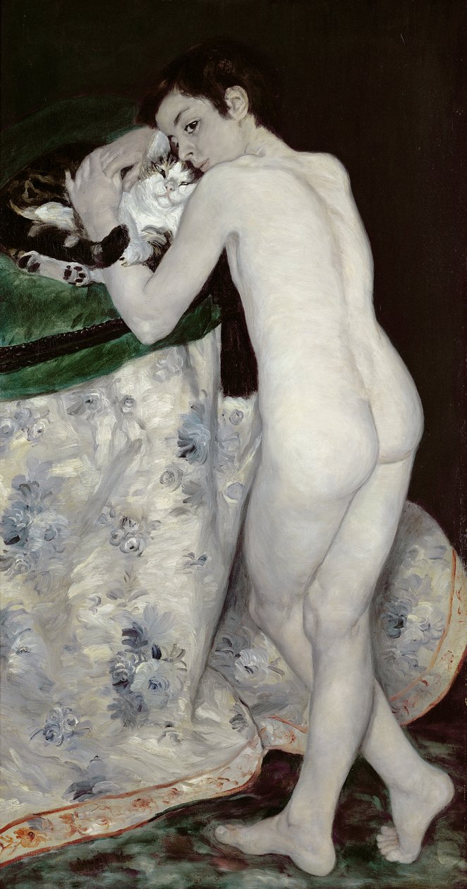 Ein Junge mit einer Katze von Pierre-Auguste Renoir