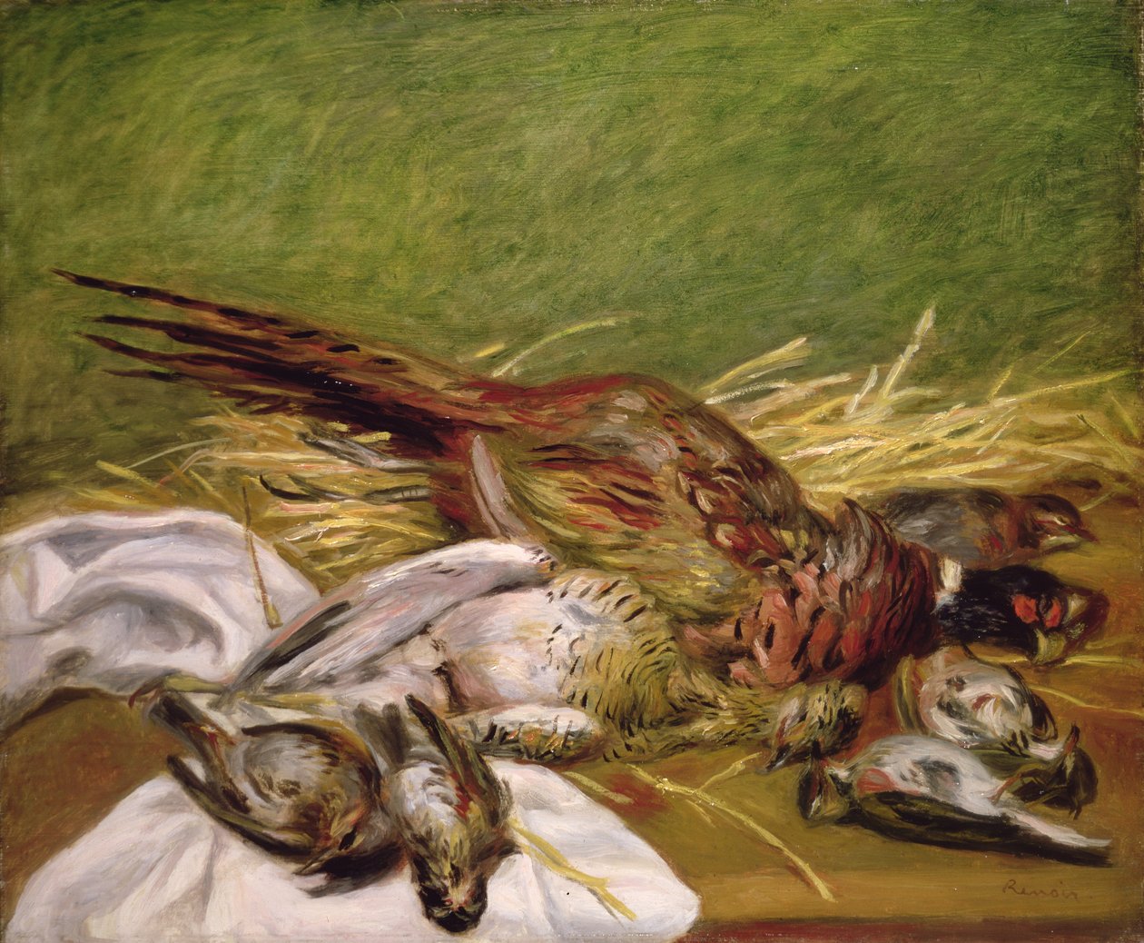 Fasan und Drosseln, 1902 von Pierre Auguste Renoir