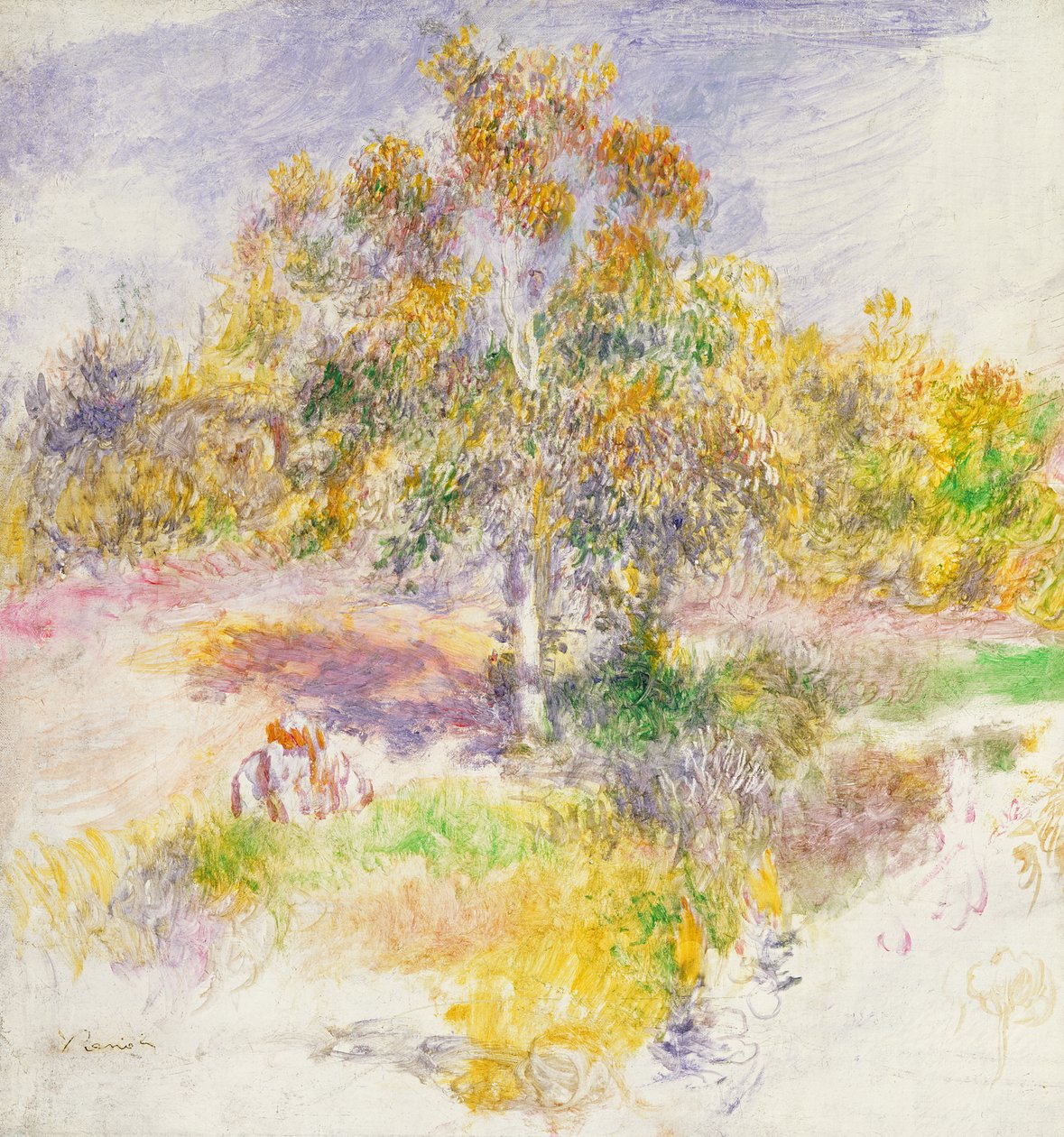 Die Lichtung von Pierre Auguste Renoir