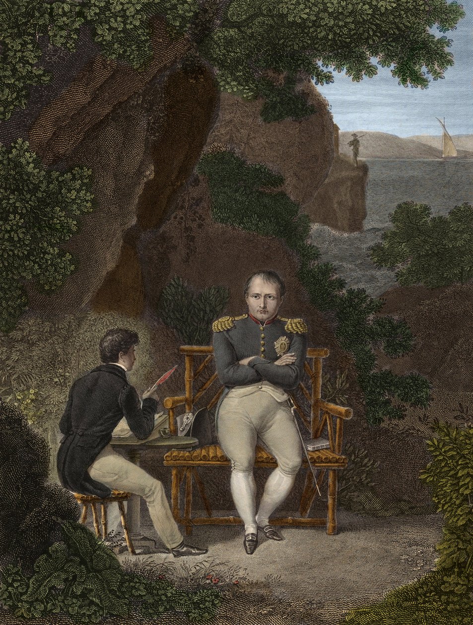 Napoleon I. im Exil auf St. Helena von Pierre-Charles Bacquoy