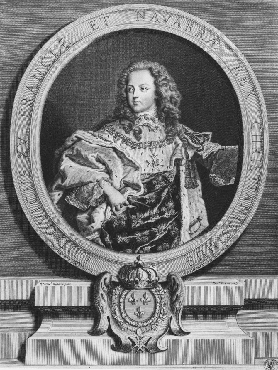 Ludwig XV. als Kind von Pierre-Imbert Drevet