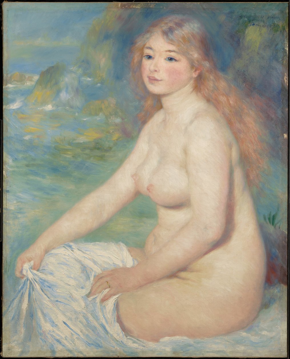 Blonde Badende von Pierre-Auguste Renoir