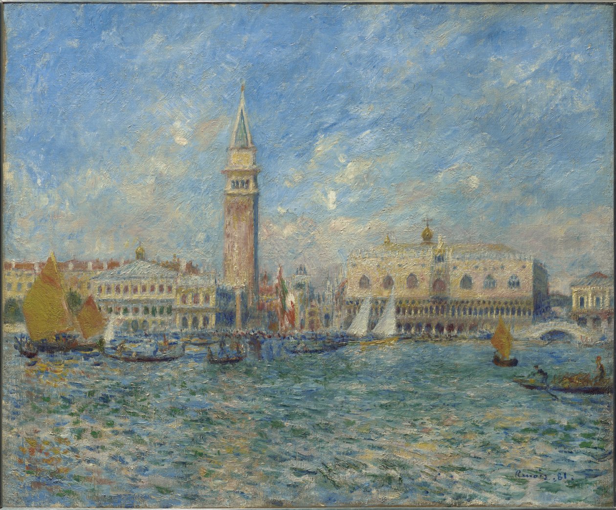 Dogenpalast, Venedig von Pierre-Auguste Renoir