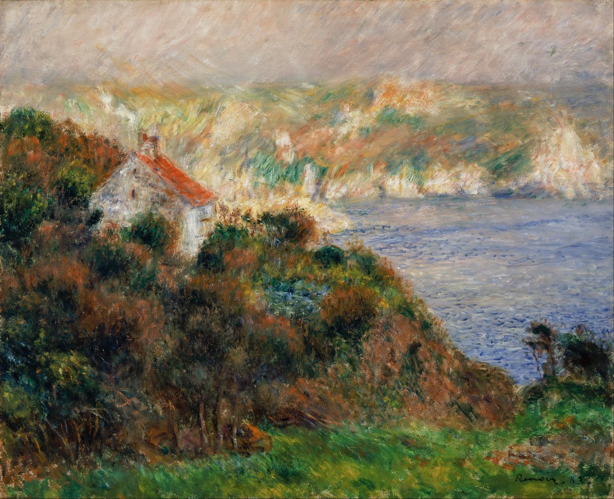 Nebel auf Guernsey von Pierre-Auguste Renoir