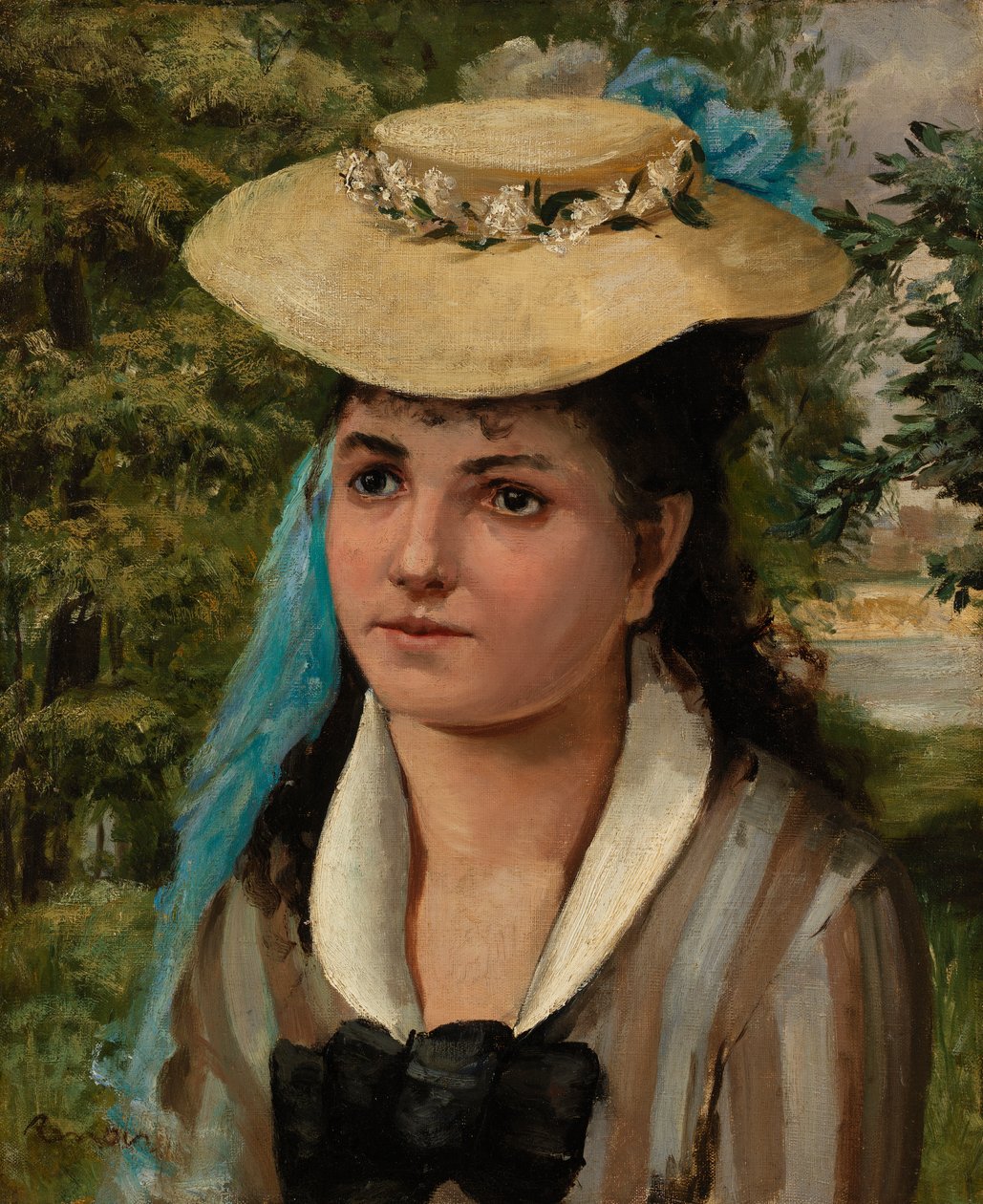 Lise mit Strohhut von Pierre-Auguste Renoir