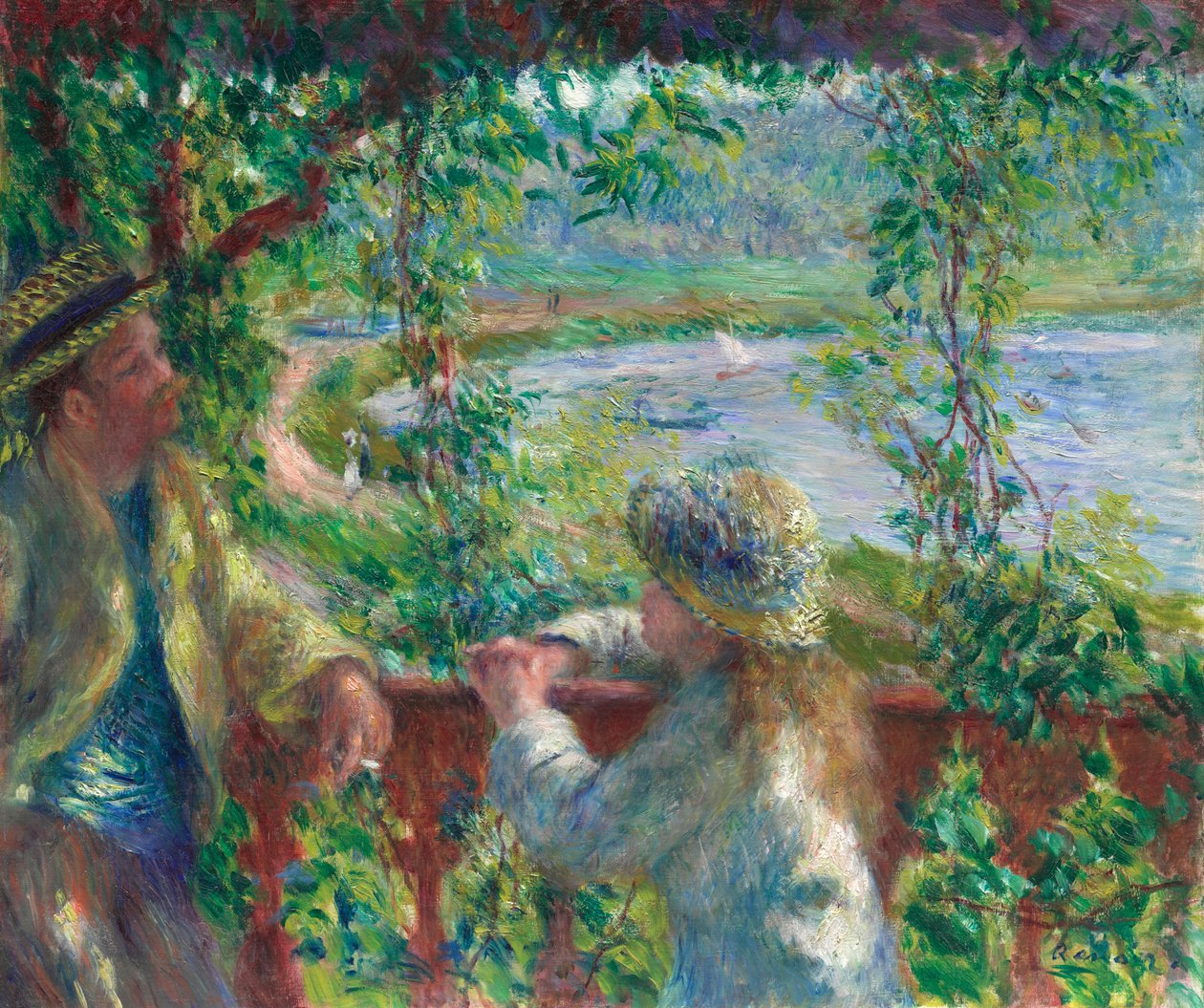 In der Nähe des Sees von Pierre-Auguste Renoir