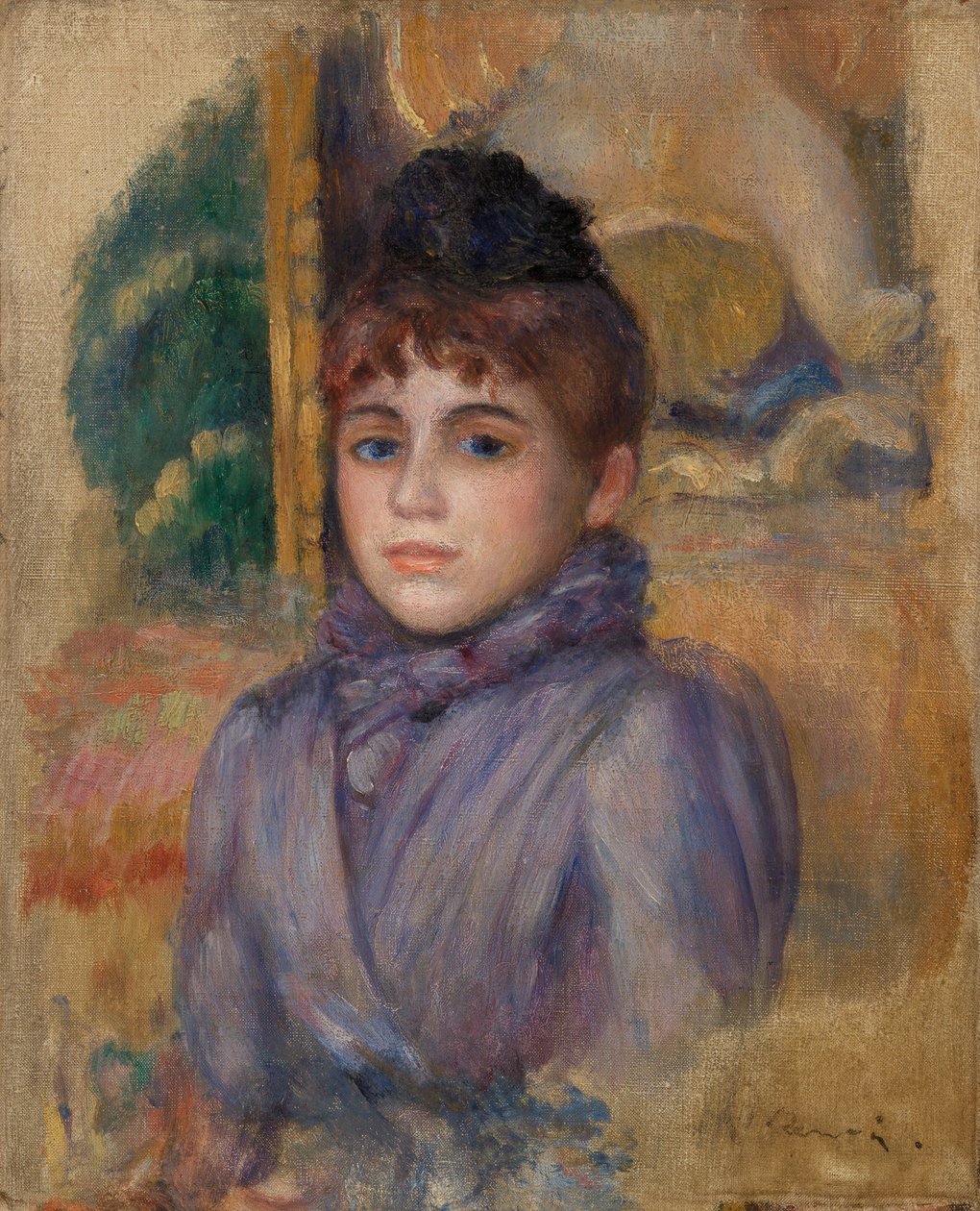 Porträt einer jungen Frau von Pierre-Auguste Renoir
