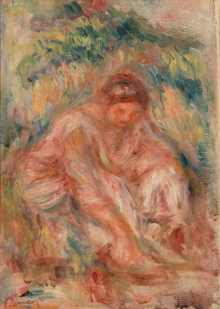 Skizze einer Frau von Pierre-Auguste Renoir