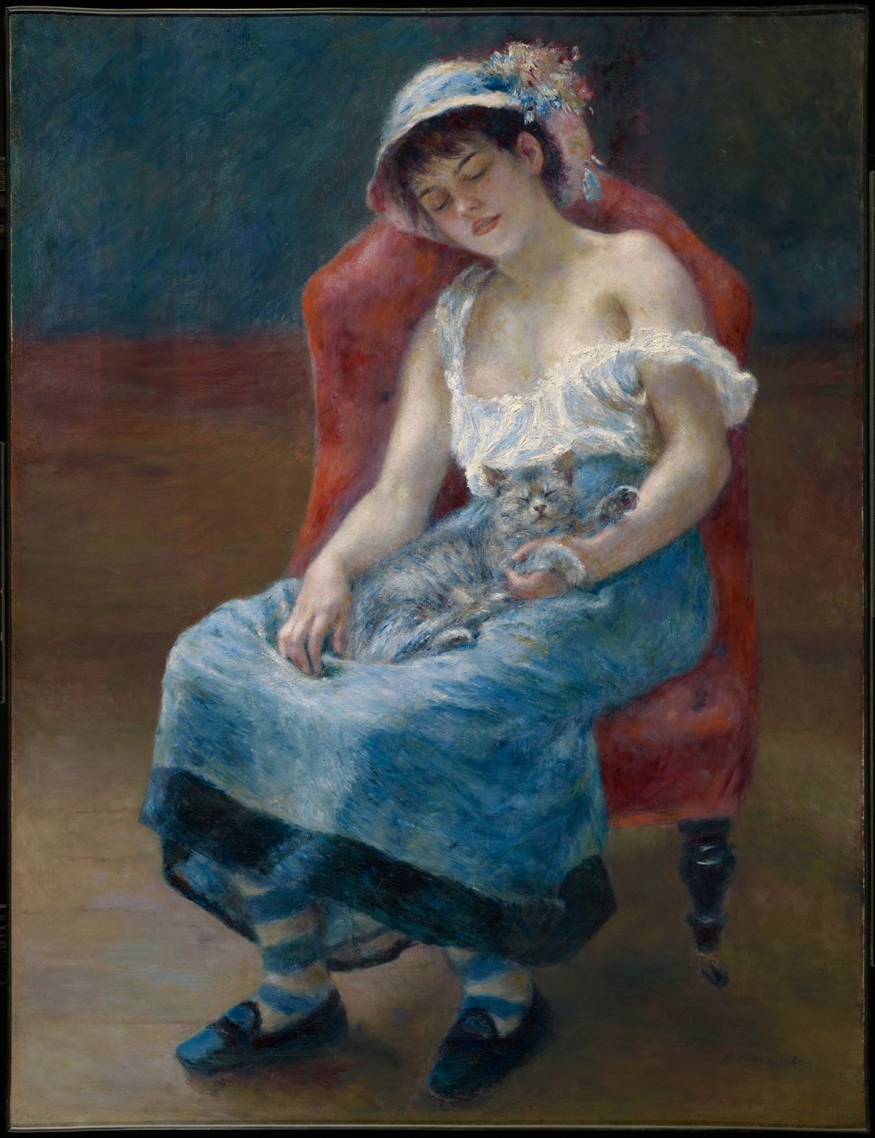 Schlafendes Mädchen von Pierre-Auguste Renoir