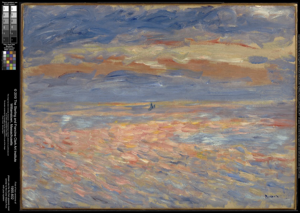 Sonnenuntergang von Pierre-Auguste Renoir
