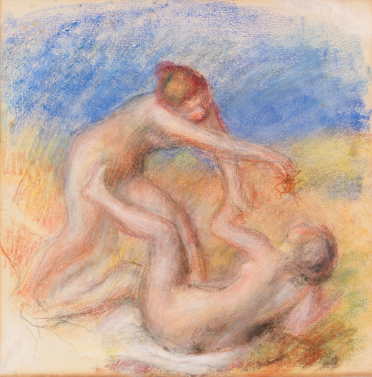 Zwei Nackte von Pierre-Auguste Renoir