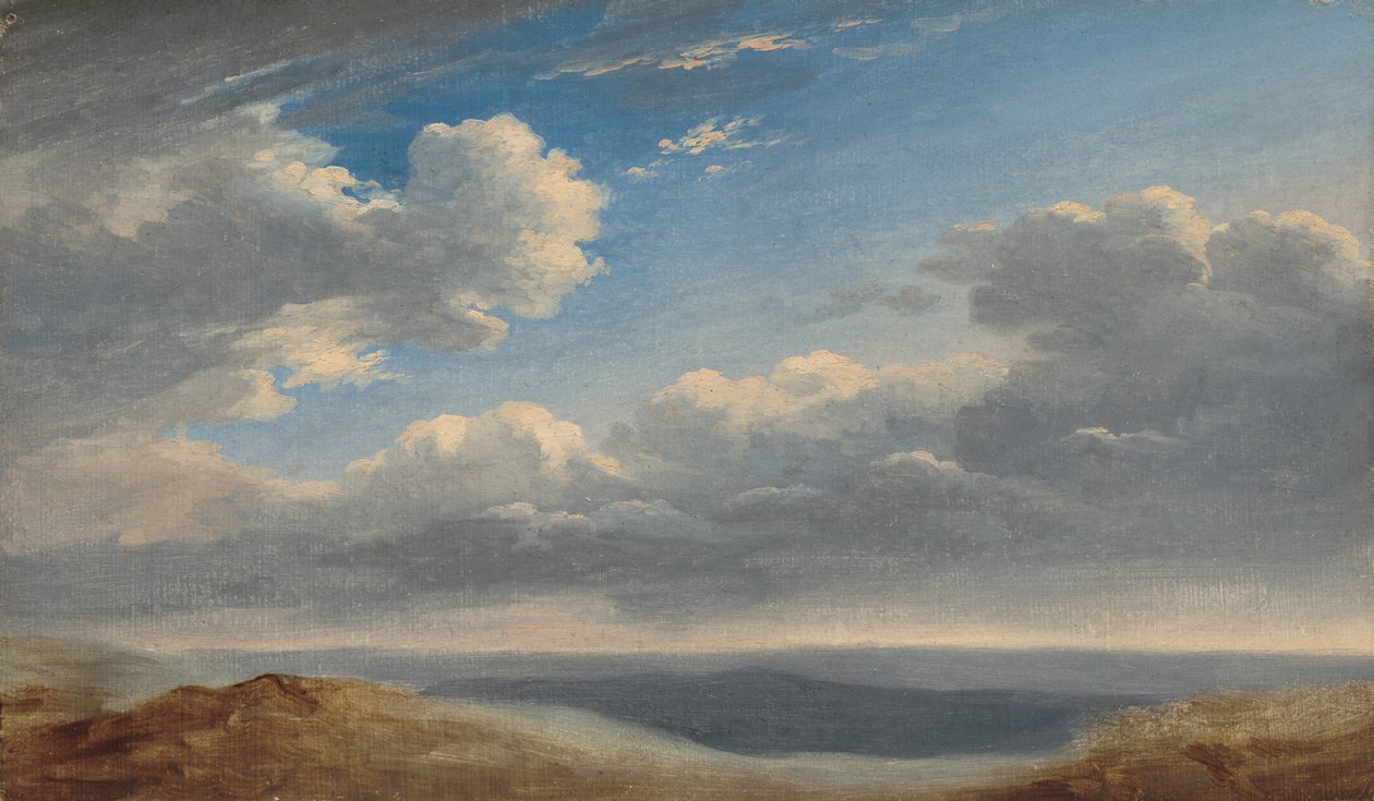 Studie von Wolken über der römischen Campagna von Pierre-Henri de Valenciennes