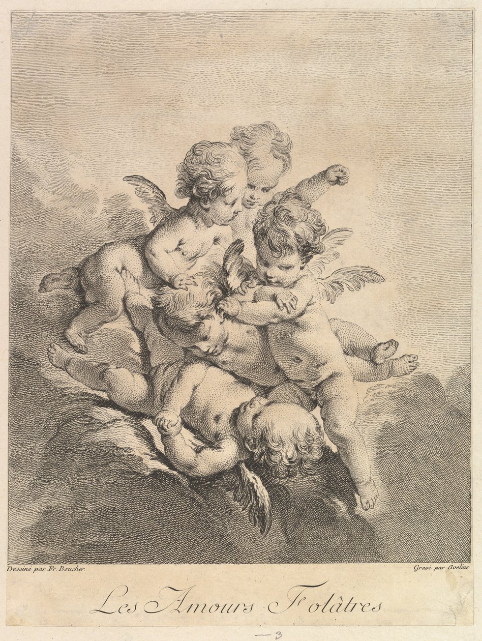 Kinder spielen von Pierre Alexandre Aveline