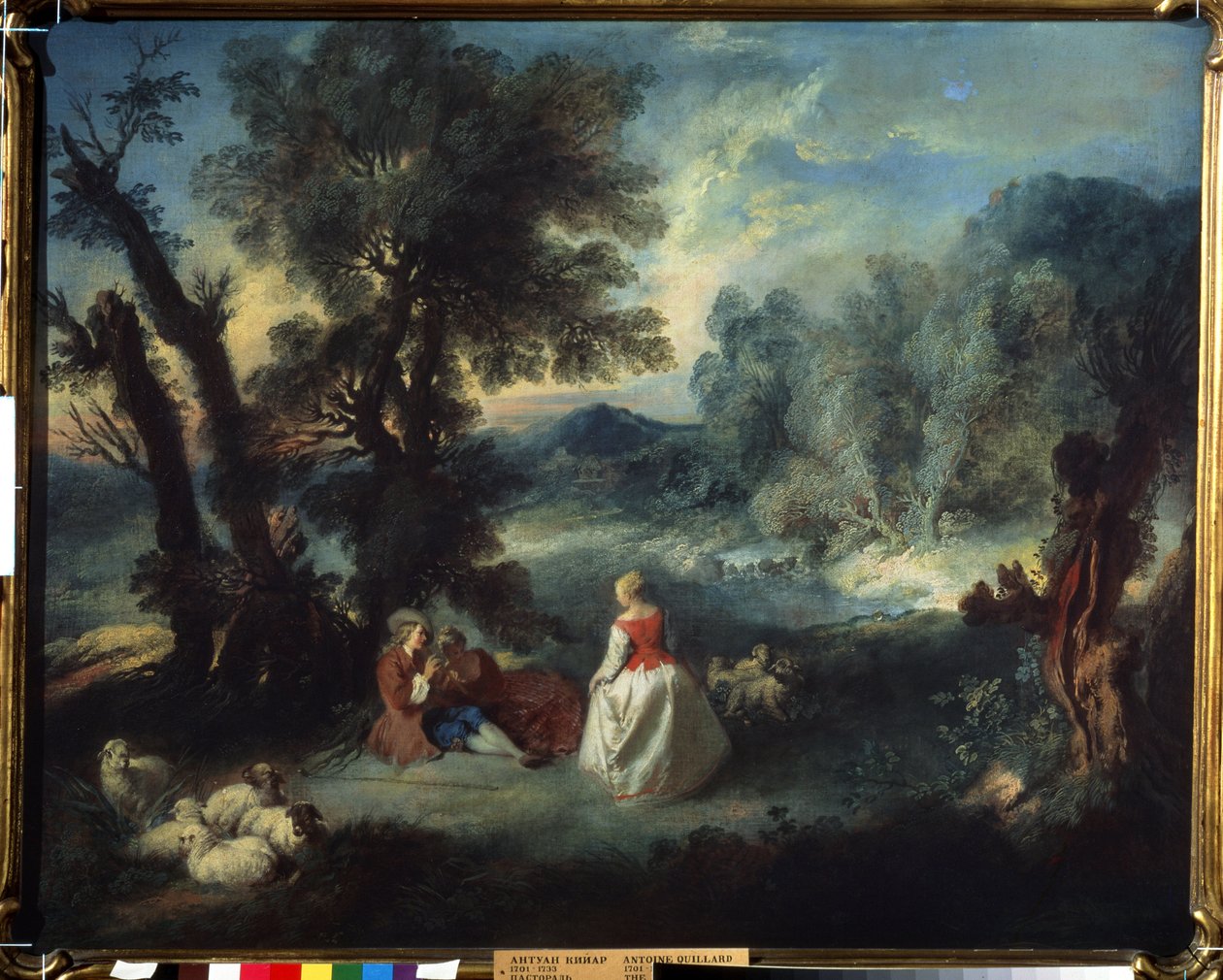 Pastorale Szene von Pierre Antoine Quillard