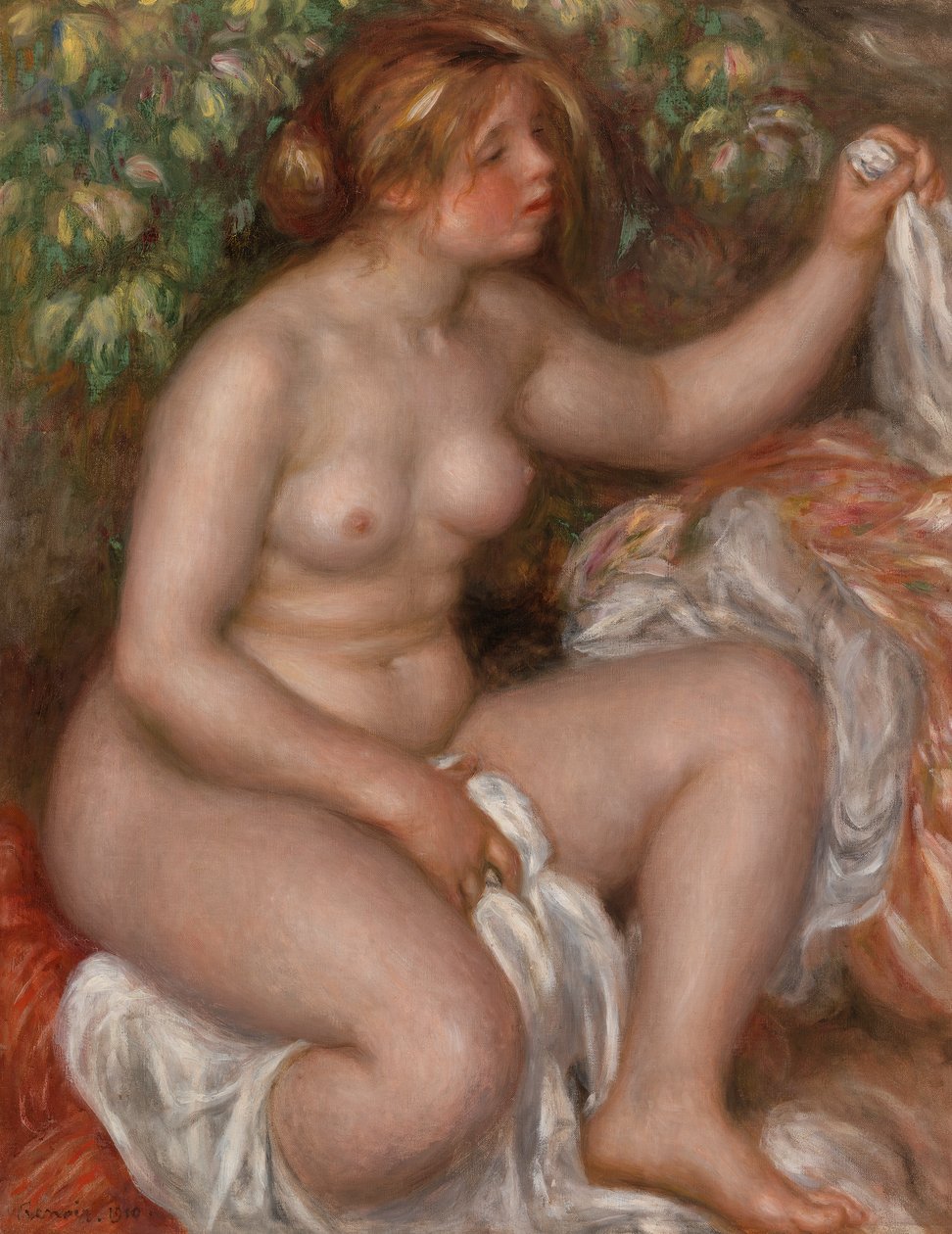Nach dem Bad von Pierre Auguste Renoir