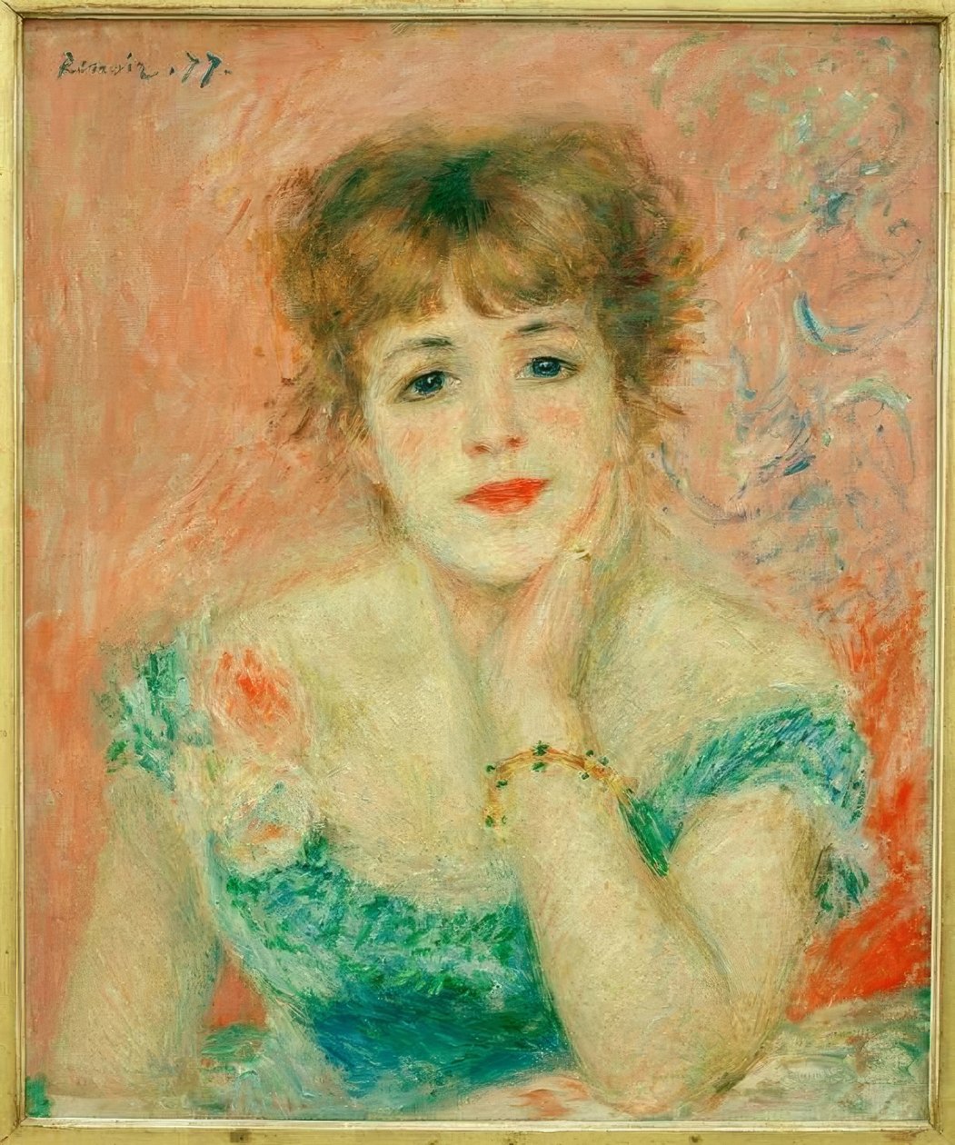 Bildnis der Schauspielerin Jeanne Samary von Pierre-Auguste Renoir