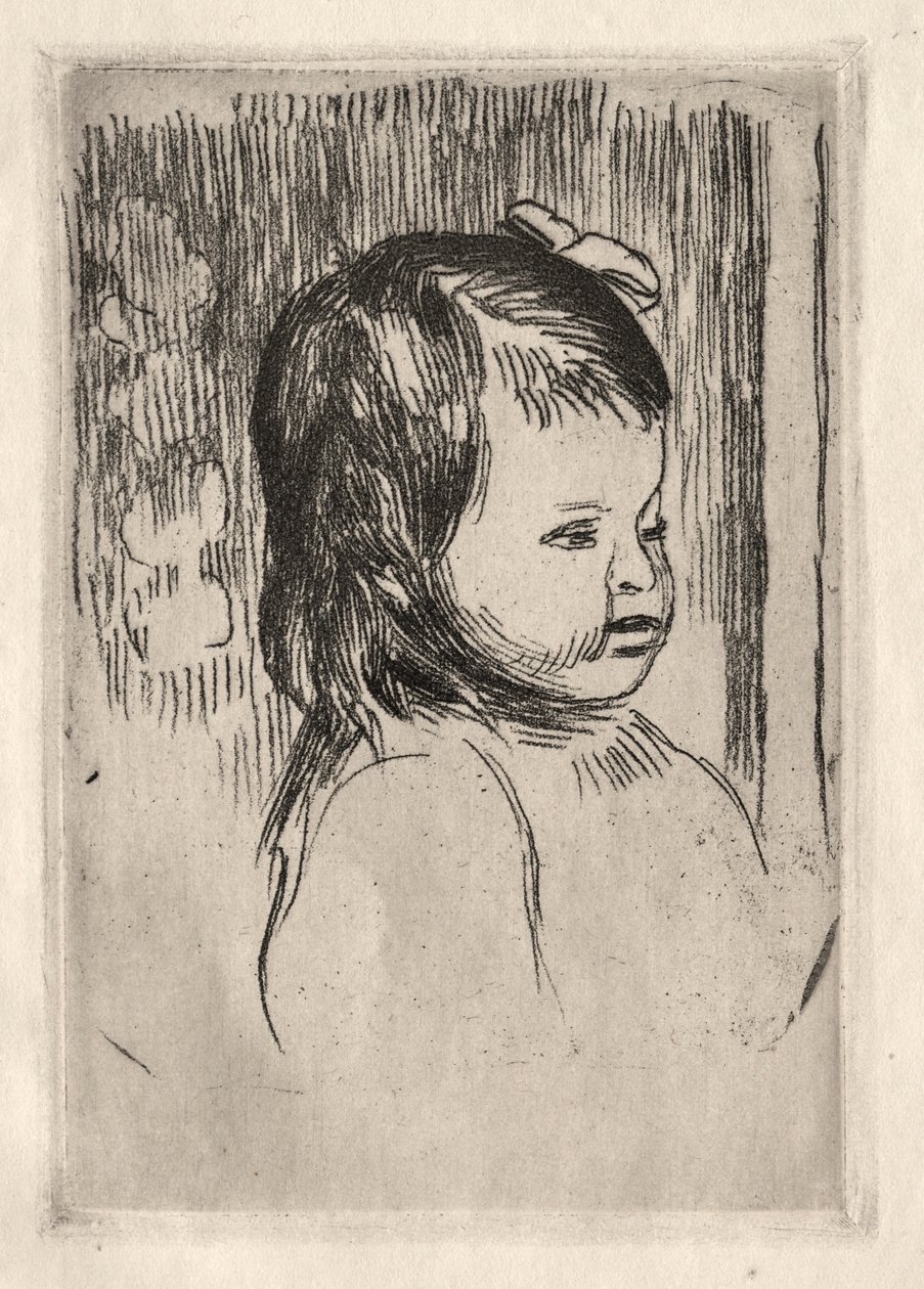 Kinderbüste, nach rechts gedreht von Pierre Auguste Renoir