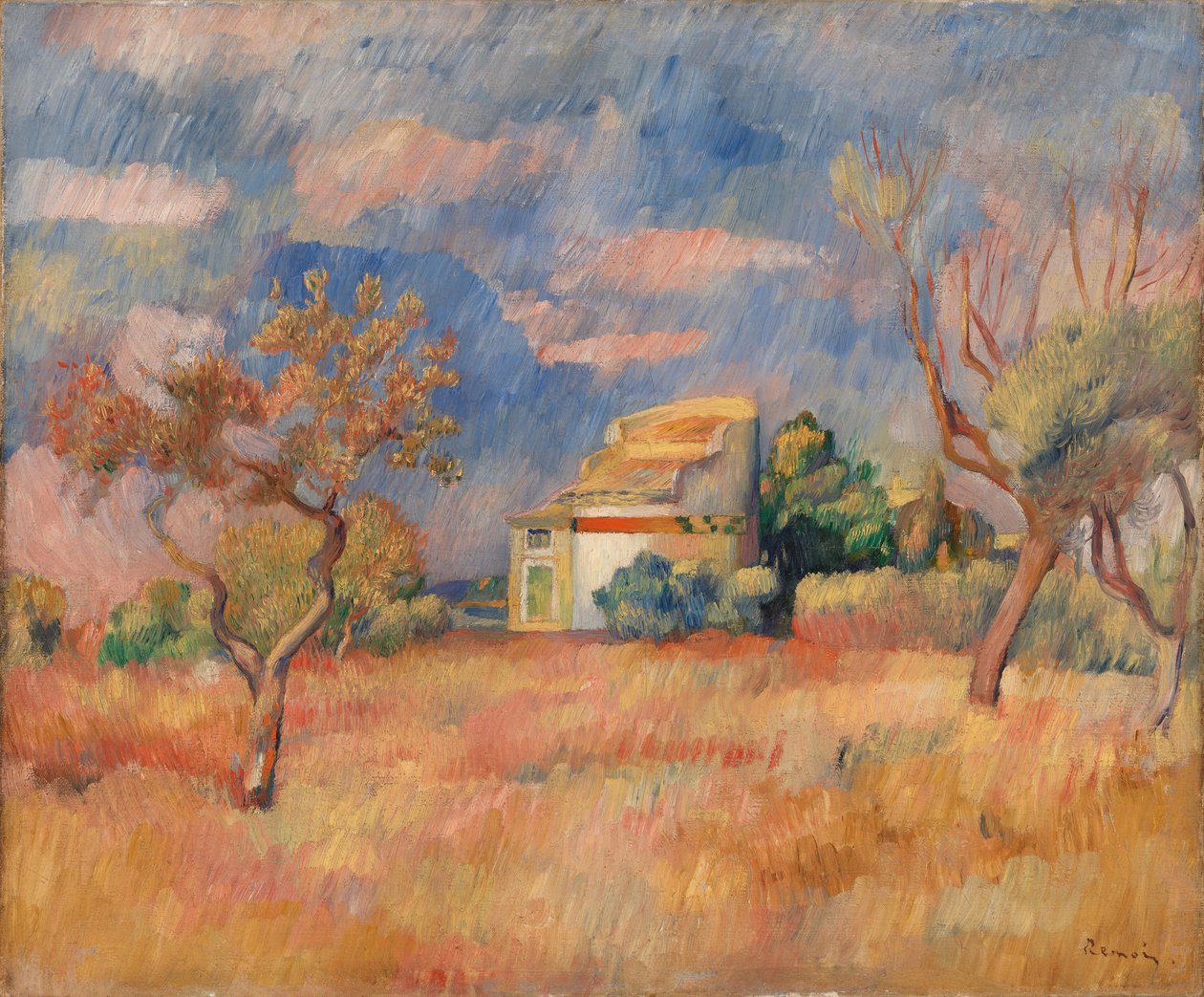 Taubenschlag in Bellevue von Pierre-Auguste Renoir
