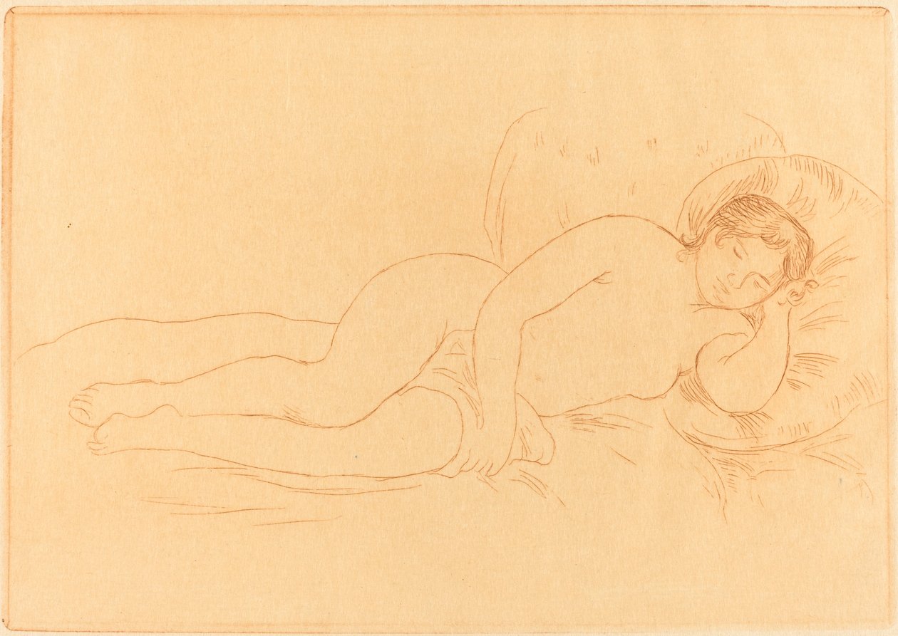 Weiblicher Akt liegend von Pierre Auguste Renoir