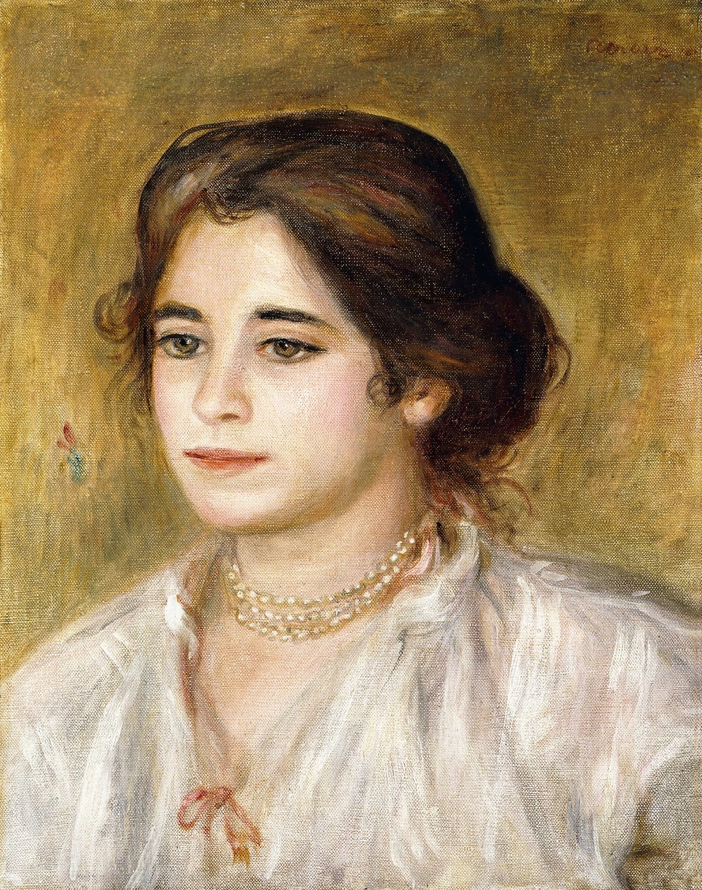 Gabrielle mit Halskette, 1906 von Pierre Auguste Renoir