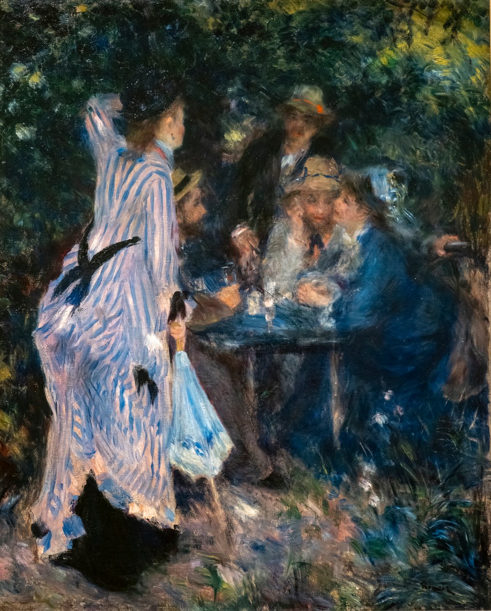 Im Garten. Unter den Bäumen des Moulin de la Galette von Pierre Auguste Renoir