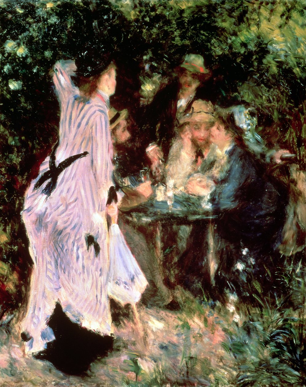 Im Garten oder unter den Bäumen des Moulin de la Galette von Pierre Auguste Renoir