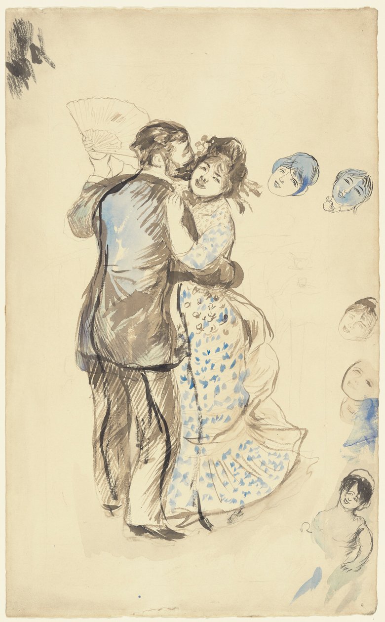 Der Tanz auf dem Lande von Pierre Auguste Renoir