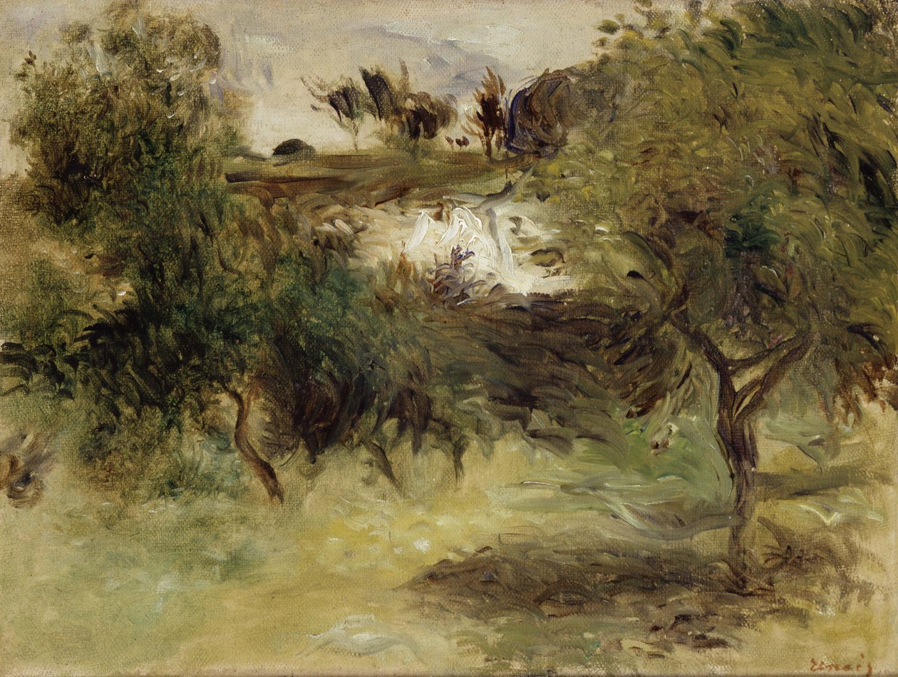 Landschaft mit Bäumen von Pierre-Auguste Renoir