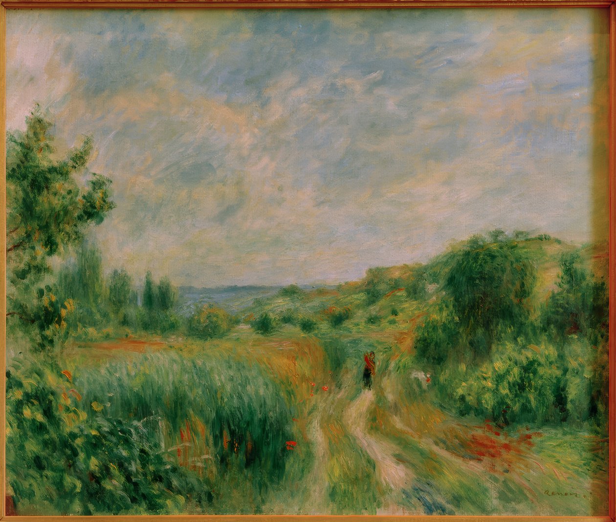 Landschaft bei Essoyes von Pierre-Auguste Renoir