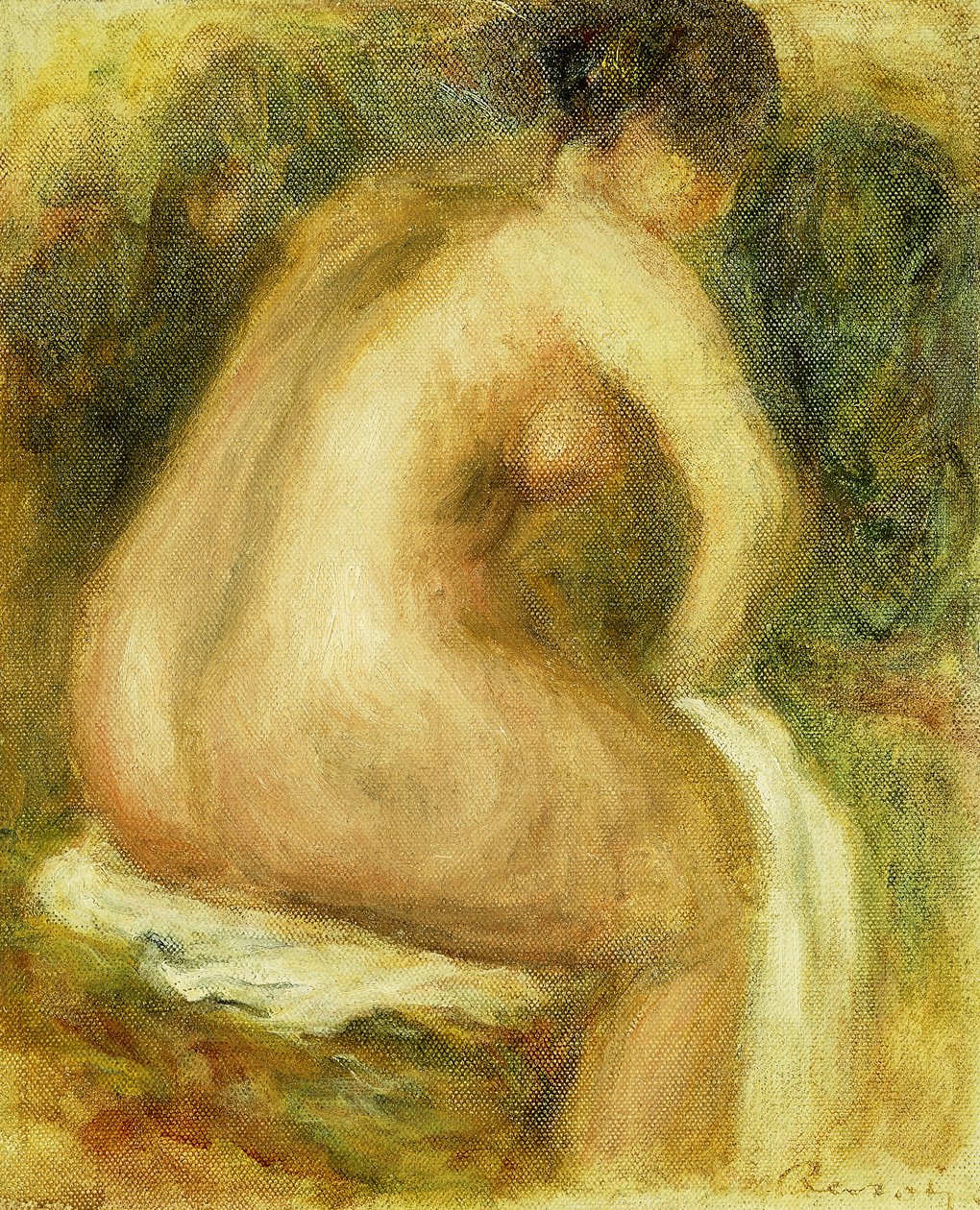 Badende nackte Frau von Pierre Auguste Renoir