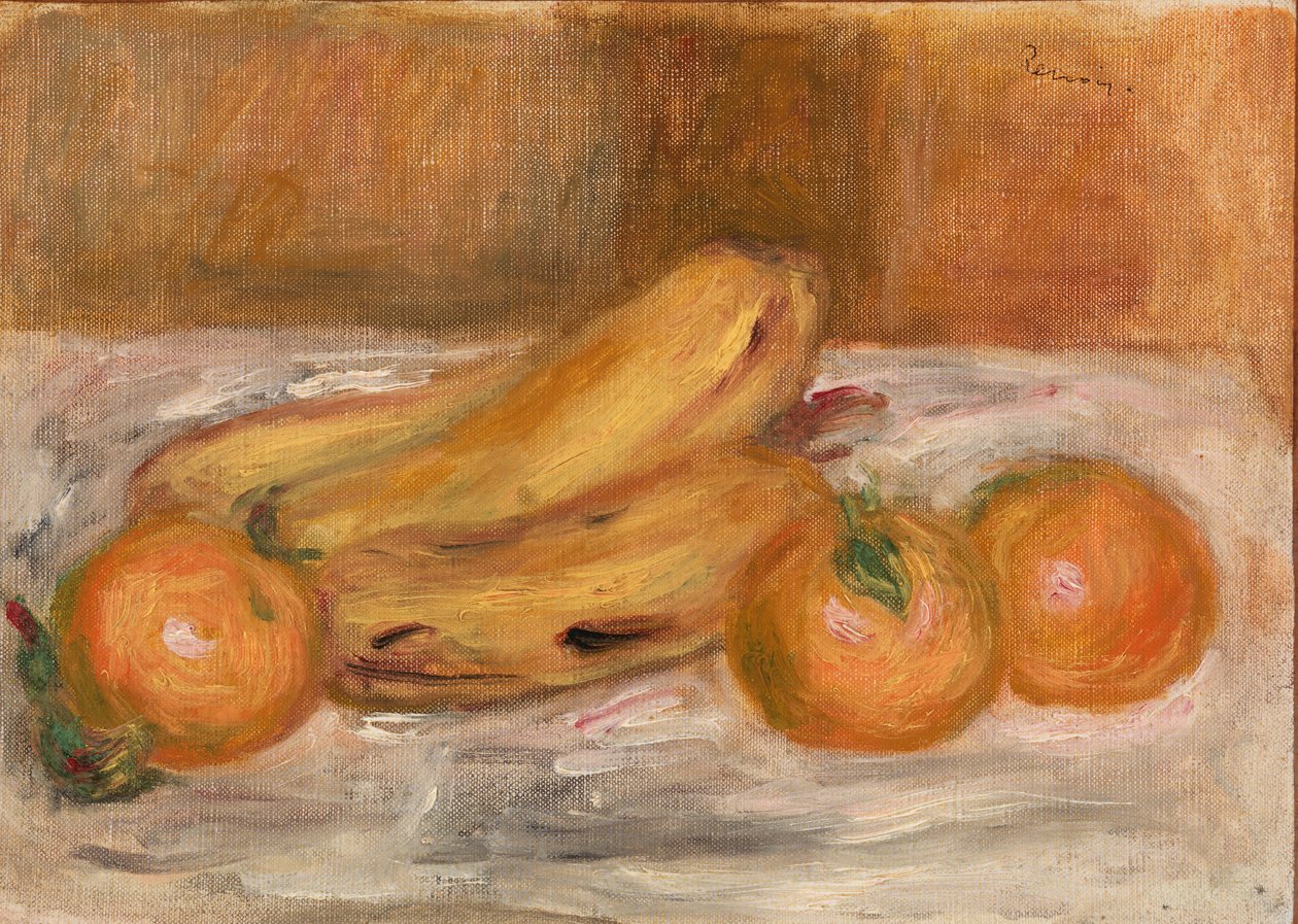 Orangen und Bananen von Pierre Auguste Renoir