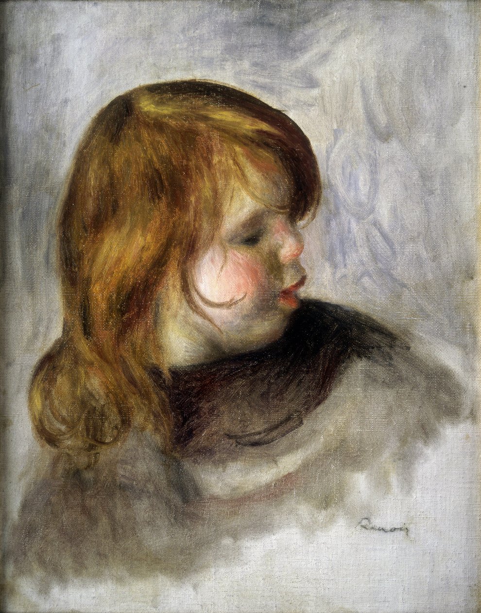 Porträt eines Kindes (Jean Renoir). Gemälde von Pierre-Auguste Renoir von Pierre Auguste Renoir