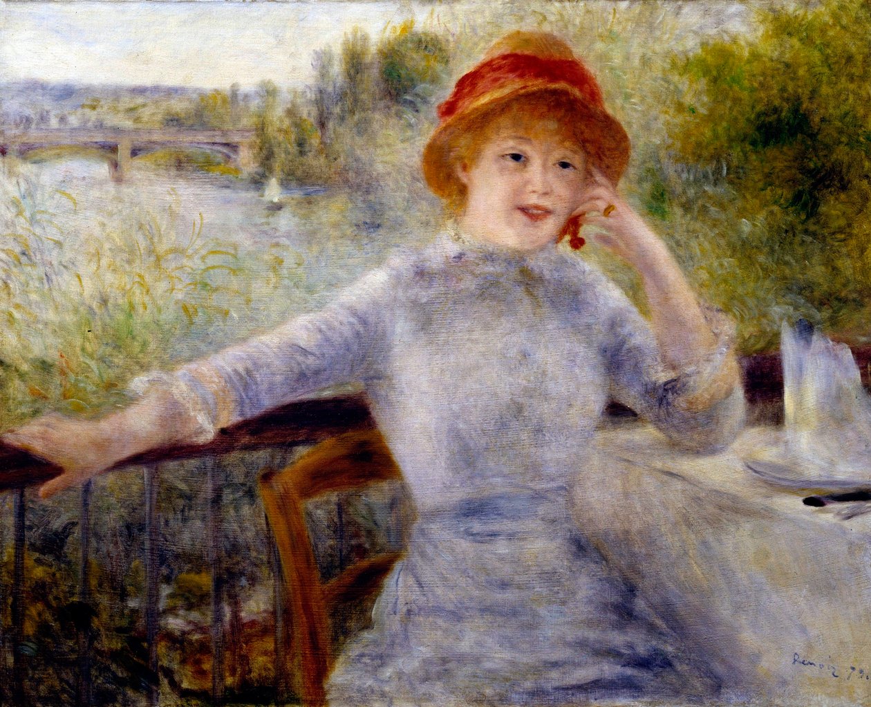 Porträt von Alphonsine Fournaise (1845-1937) von Pierre Auguste Renoir