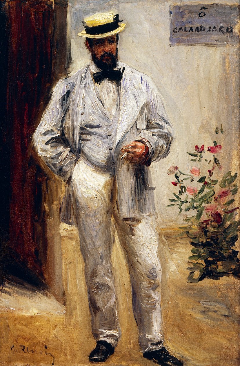 Porträt von Charles Le Coeur, von Pierre-Auguste Renoir von Pierre Auguste Renoir