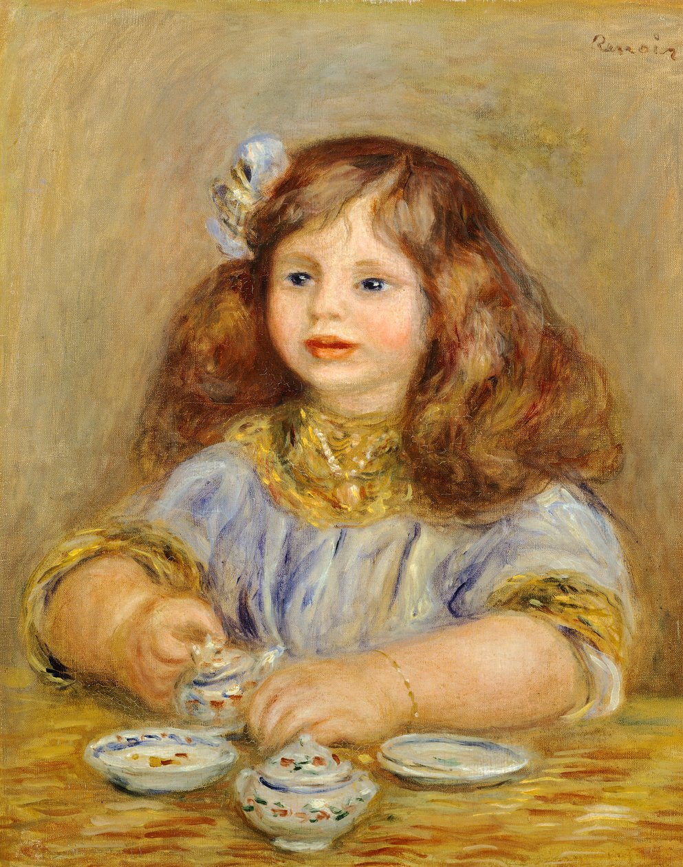 Porträt von Genevieve Bernheim de Villers, zukünftige Gräfin Jean de la Chapelle von Pierre Auguste Renoir