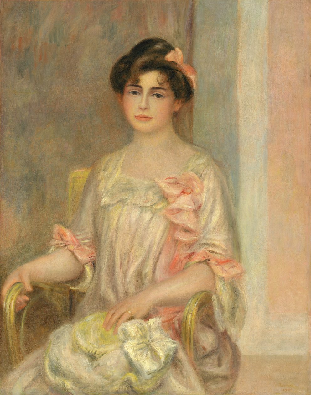 Porträt von Madame Josse Bernheim-Dauberville (geb. Mathilde Adler) von Pierre Auguste Renoir