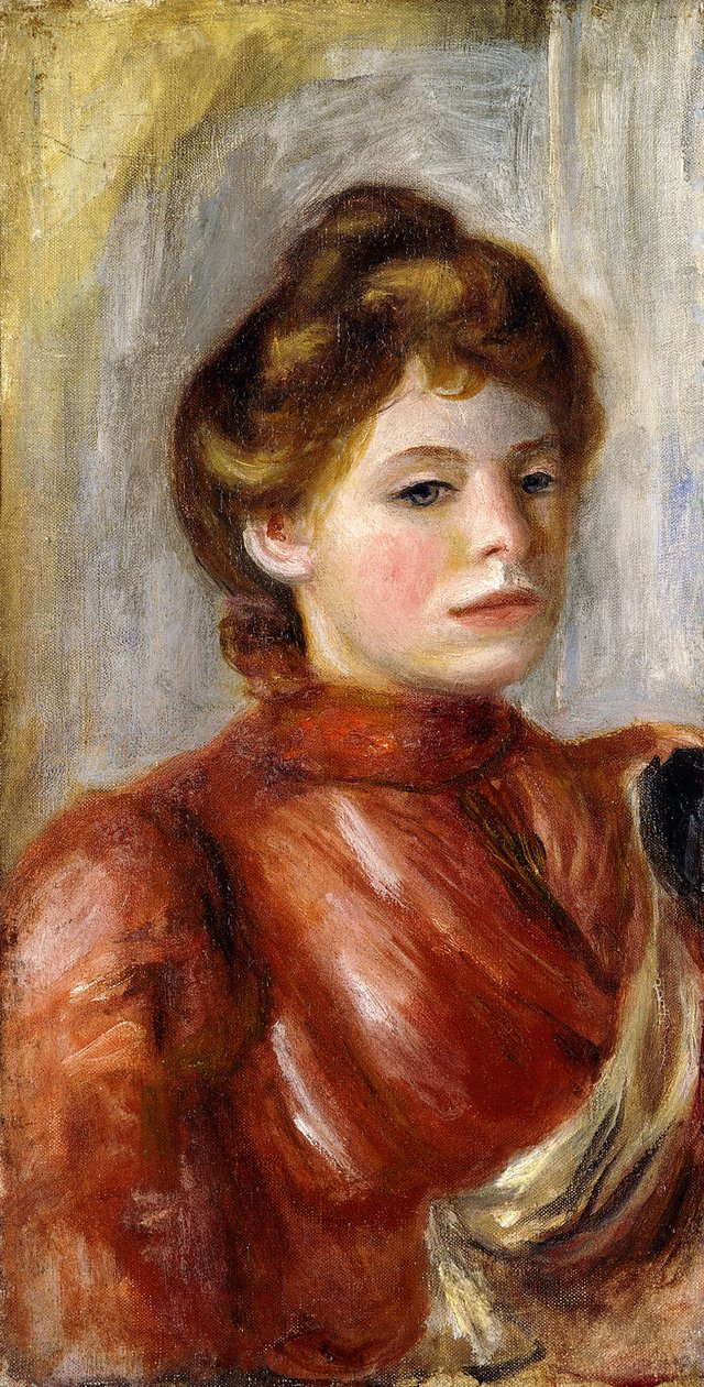 Porträt einer Frau von Pierre Auguste Renoir
