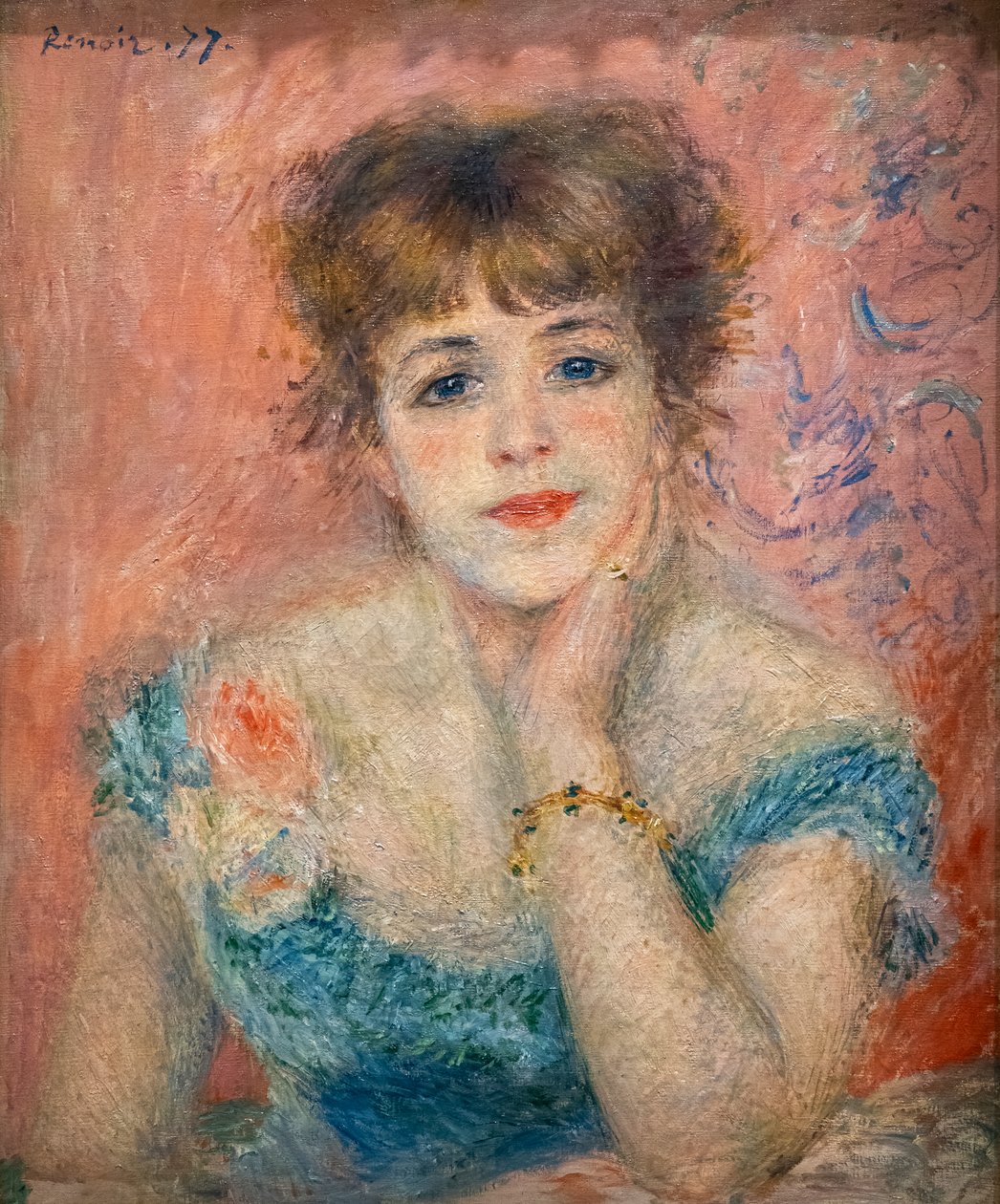 Porträt der Schauspielerin Jeanne Samary von Pierre Auguste Renoir