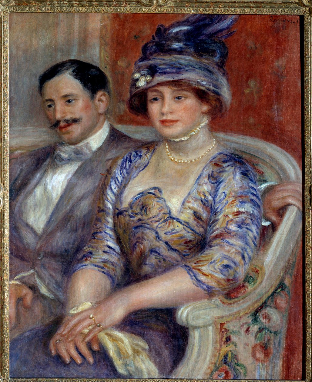 Porträts von Monsieur und Madame Bernheim de Villers von Pierre Auguste Renoir