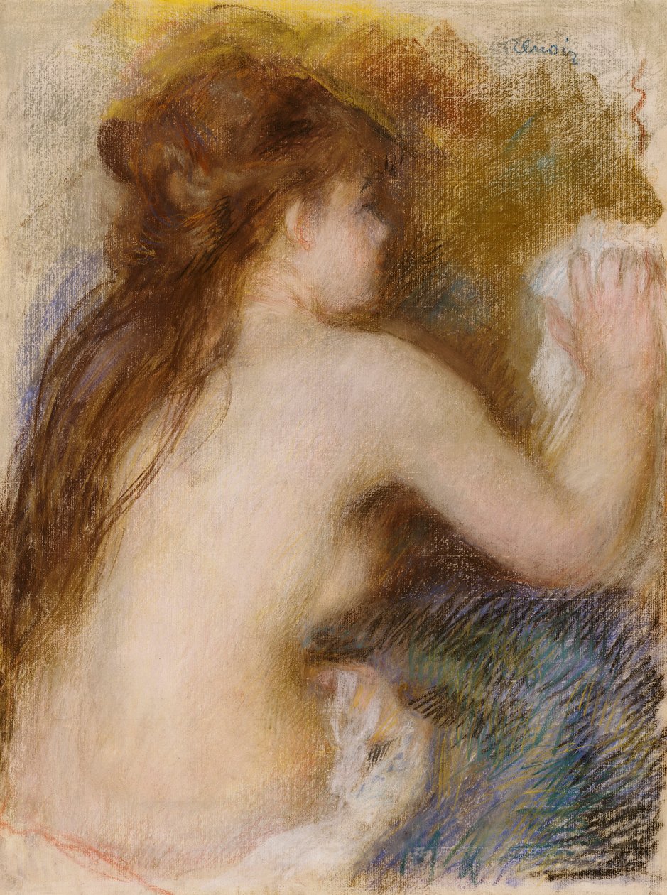 Rückansicht einer nackten Frau, ca. 1879 von Pierre Auguste Renoir