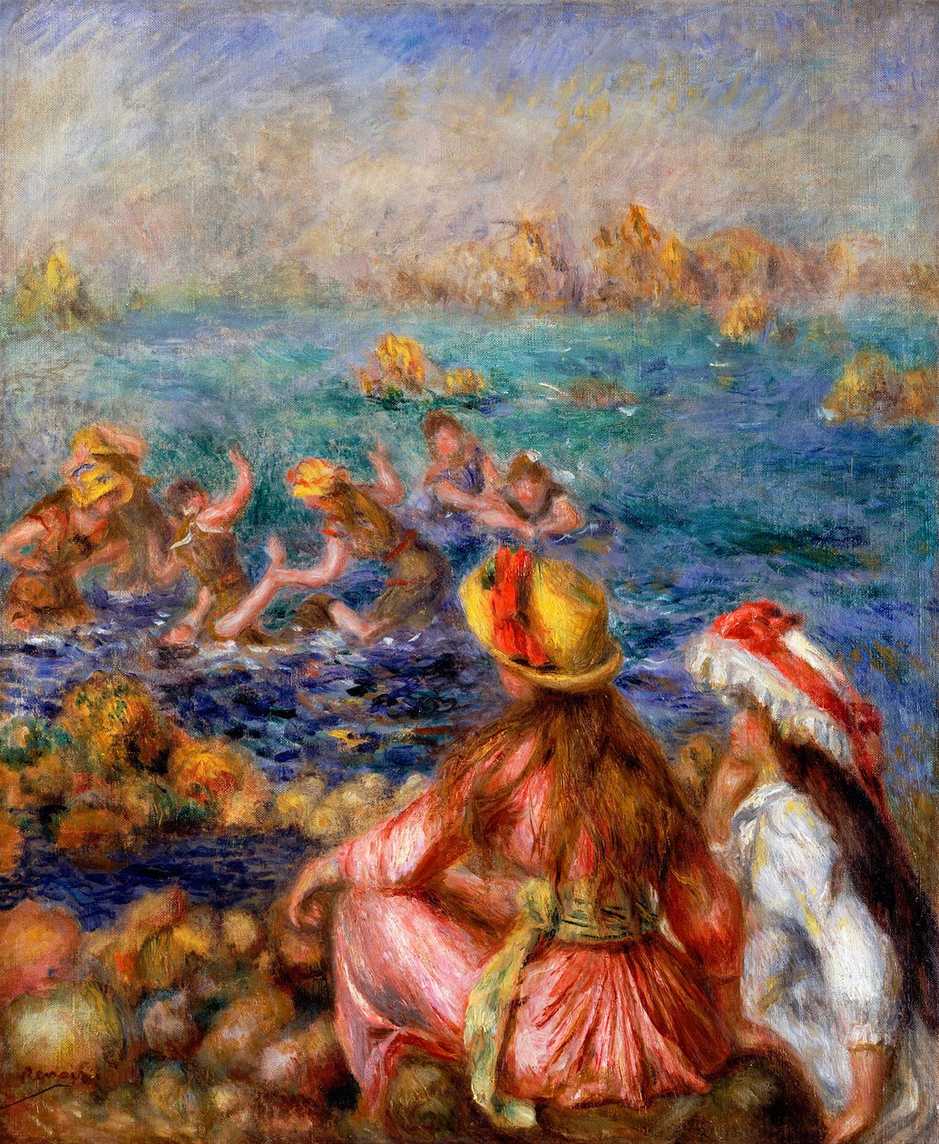 Die Badenden, 1892 von Pierre Auguste Renoir