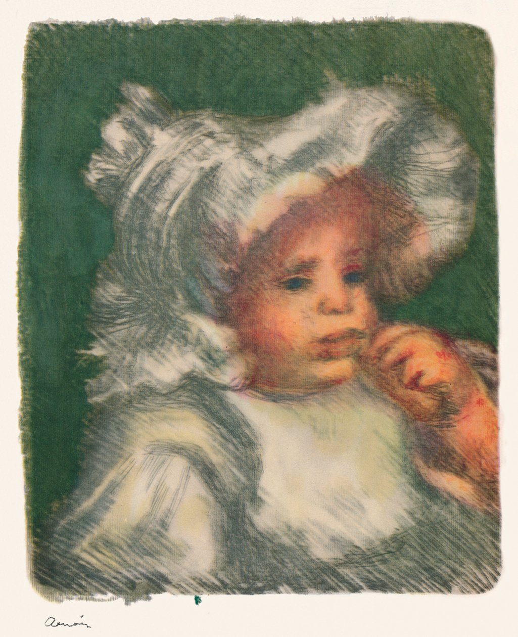 Das Kind mit dem Keks von Pierre Auguste Renoir