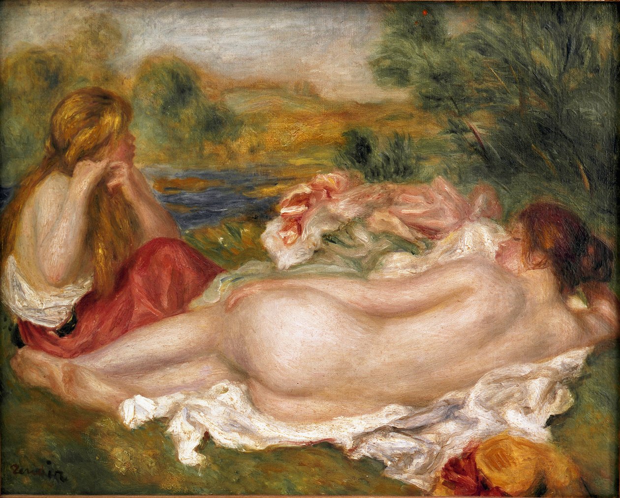 Zwei Badende von Pierre Auguste Renoir