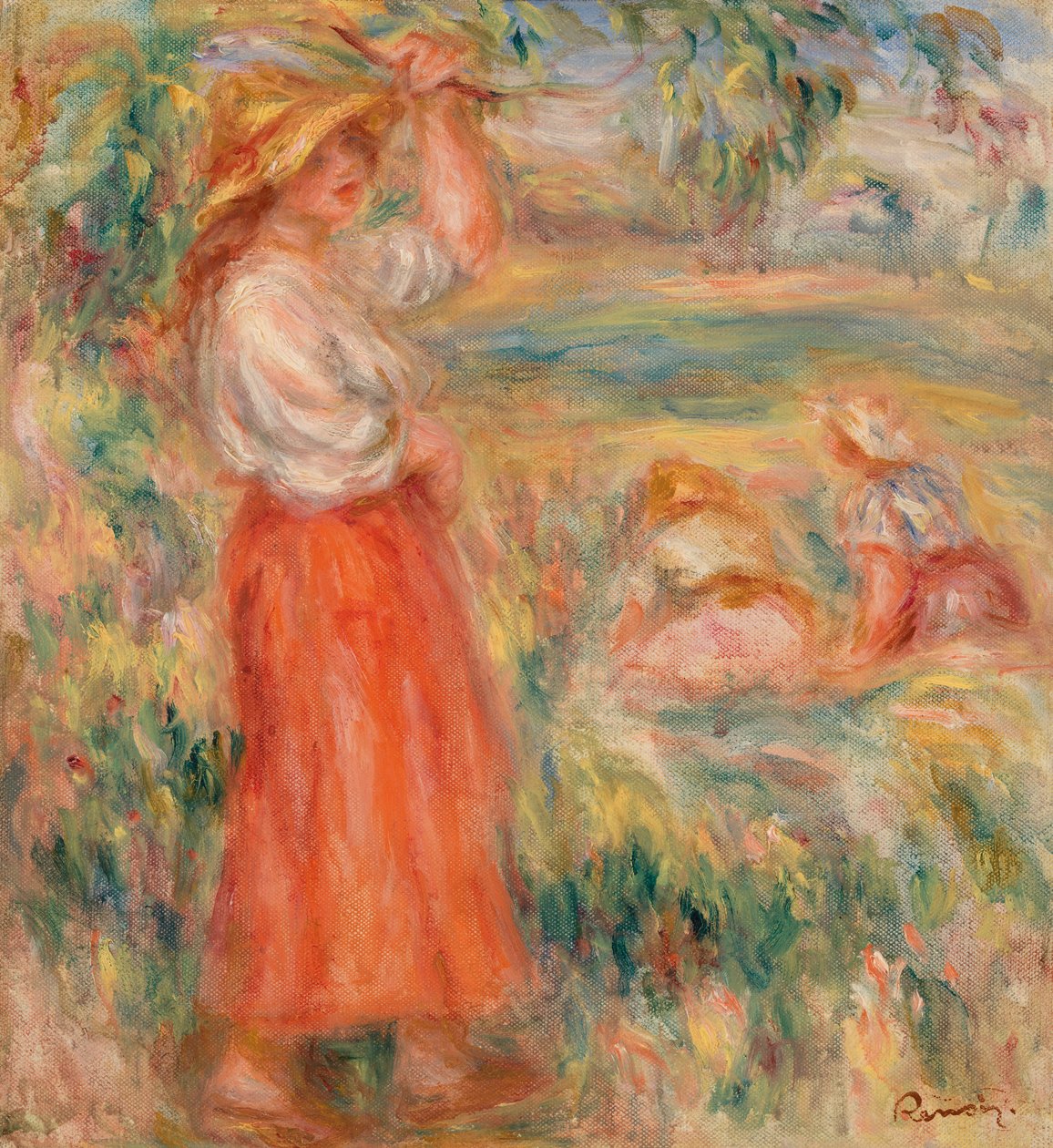 Frauen auf den Feldern von Pierre Auguste Renoir