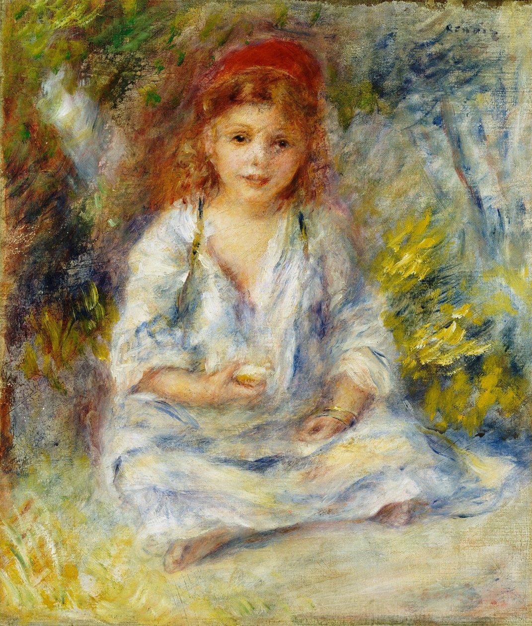 Junge algerische Mädchen, ca. 1881 von Pierre Auguste Renoir