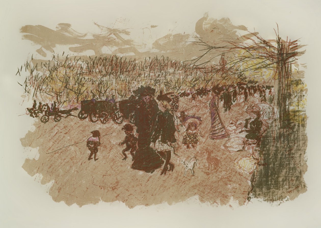 Allee im Bois de Boulogne, 198999 von Pierre Bonnard